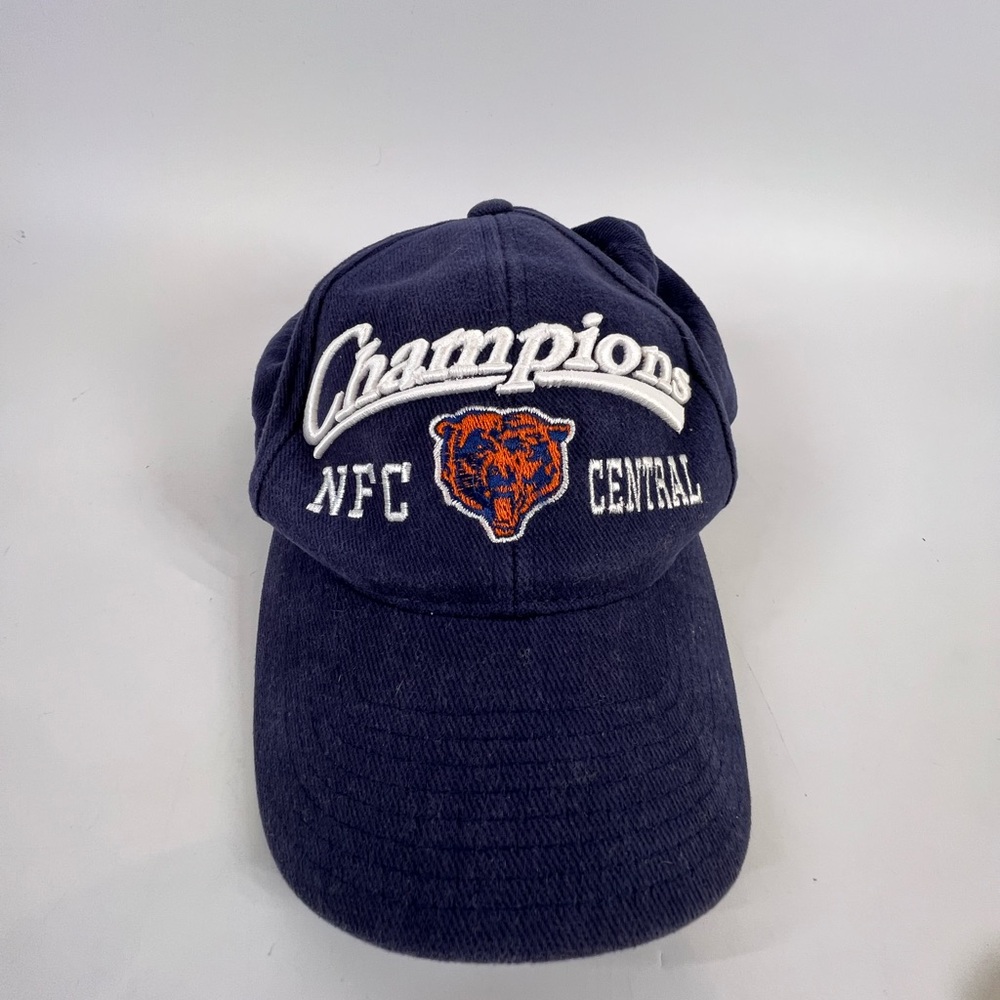 Vintage 2001 Chicago Bears Champions Hat Logo Athletic Snap back
